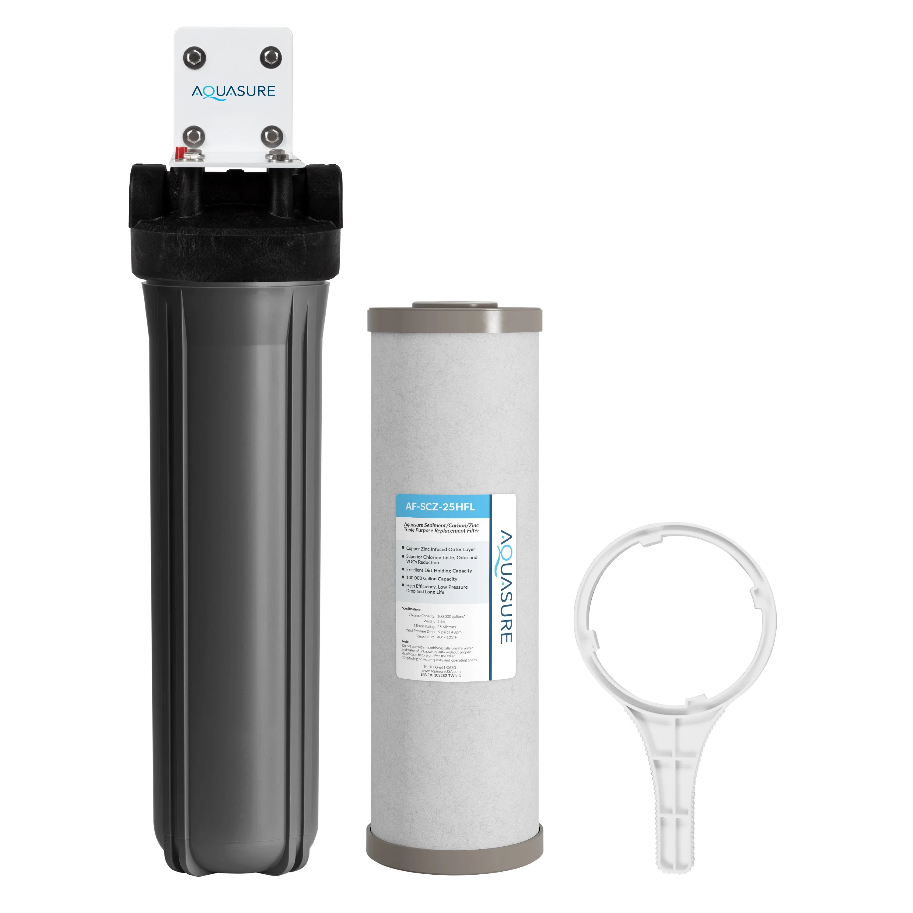 Aquasure Fortitude V2 Series Whole House Triple Purpose Filtration System (Large Size) product