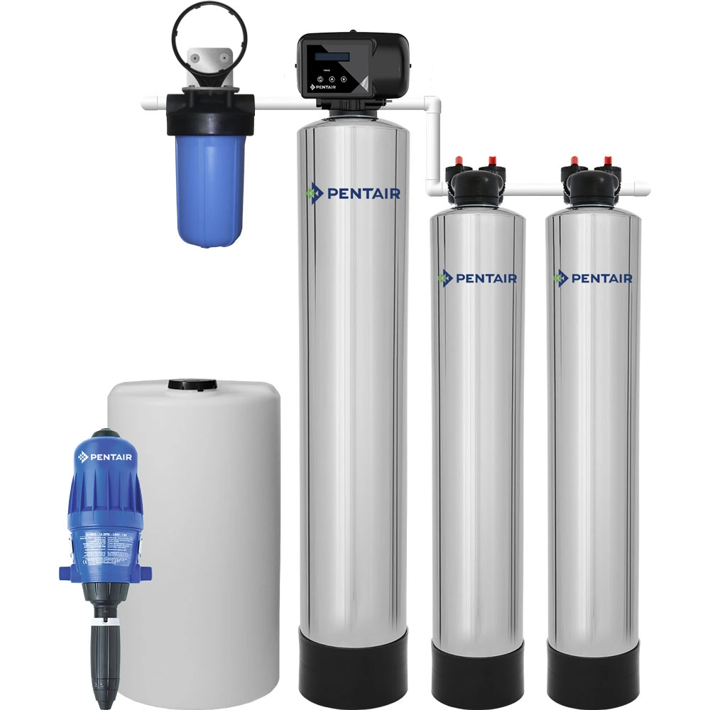 Pentair Iron/Manganese Filter + Water Softener Alternative Combo product